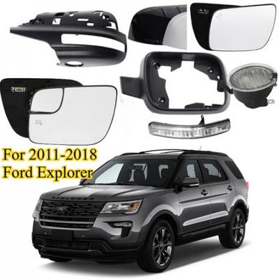 Power Side Mirror Frame for 2011-2018 Ford Explorer Heated Lens Lower Cap Cover