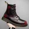 Martin boots men's high-top classic 8-hole leather British women's boots fleece tooling boots flow locomotive boots