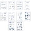 MIR WAY Real Tattoo Sticker Henna Semi-permanent Tattoo Sticker 10-Piece Set 1 Pcs MWE-A