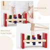 Montessori Wooden Hammer Toy Children Fine Motor Training Sensory Game Color Cognition Set Educational Toy For Autistic Children