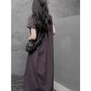 French Shirt Dress Women's Summer Loose Casual Temperament Long Skirt