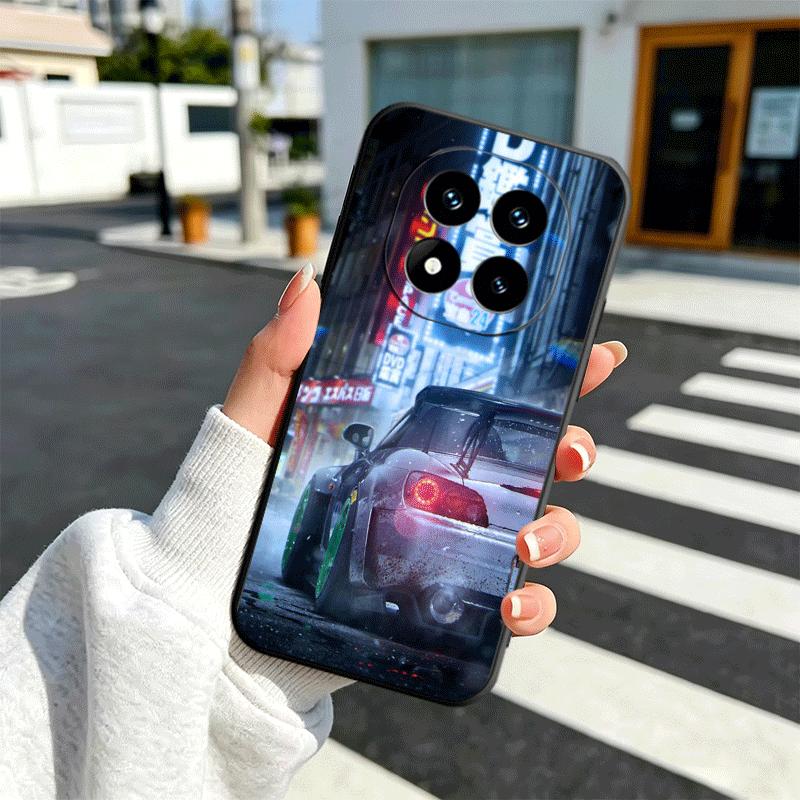 Japan JDM Sports Cars Theme Soft Phone Case for Xiaomi Redmi Note 12 13 14 15 Pro Plus 11 12S 11S 11T 10 4G Black Cover Back She