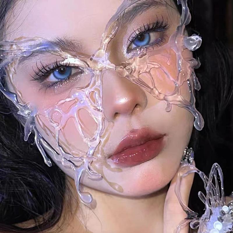 

Прозрачная маска-бабочка Маскарадная вечеринка Кос Головной убор для женщин Рождественское украшение Маска Ювелирные изделия Подарок на год