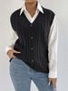 Damen Strickcardigan Europäische und Amerikanische Herbst- und Winterbekleidung Lässige Außenweste Zopfmuster Strickweste M507