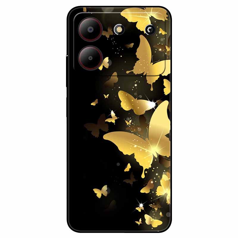 For ZTE Blade A54 4G Case Shockproof TPU Soft Silicone Phone Covers for ZTE Blade A 54 Funda Painted on for BladeA54 Luxury Capa