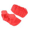 1 Pair Ergonomic Weight Lifting Grips Elastic Honeycomb-shaped Workout Gym Gloves Soft Anti-slip Silicone Palm Grips Pull-ups