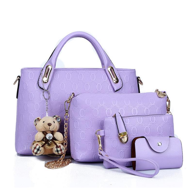 New Fashion Casual Bear Mother Bag Shoulder Bag To Work Commuter Messenger Bag Women's Large-capacity Handbag Women's Bag