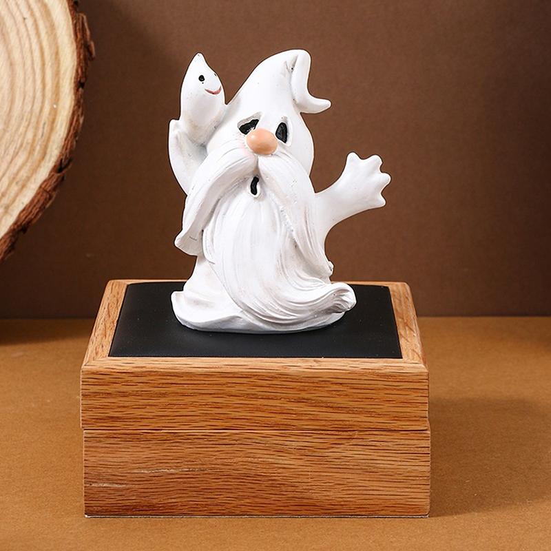 New Halloween Cute Ghost Dwarf Creative Party Decoration Courtyard Resin Crafts Ornaments Home Party Decoration Supplies