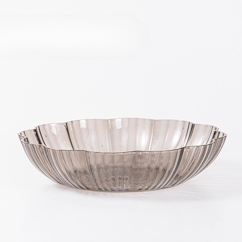 Small Fruit PlateSnack and Melon Seed Plate Home Living Room Coffee Table Durable and Transparent Fruit Plate