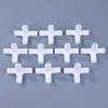 10 Pcs Plastic 3-Way Tube Connector - 3D Right Angle Tee Joint Fitting for Tent Poles and Mosquito Net Frames