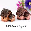 Micro Landscape Thatched Cottage House Creative Crafts Zakka Style Resin Miniature Garden Figurine