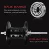 High Speed 8.1:1 Gear Ratio Baitcast Fishing Reel 19+1 Ball Bearings Baitcasting Fishing Reel