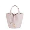 [New] High-quality First-layer Cowhide Niche Vegetable Basket Handbag Female, Genuine Leather Large-capacity High-end Bucket Bag