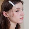 AUTH. Acrylic Logo Hairpin (White)