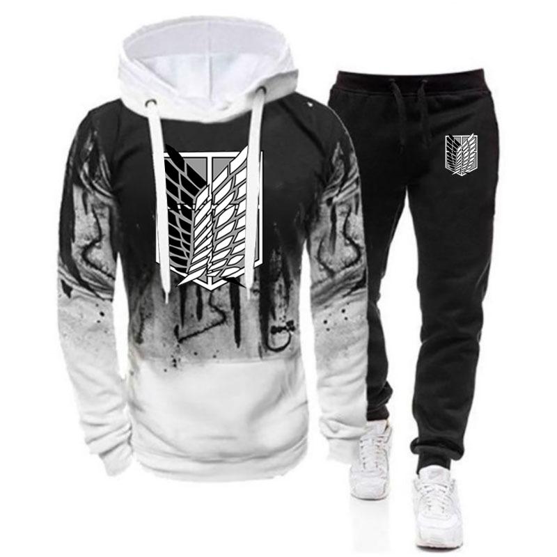 Autumn Winter Men's Tracksuit Mens Casual Sports Wear Fashion Male Pullover Sweatershirt Jogging Suits Mens Outfits