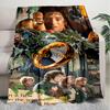 1PC The Lord of the Rings blanket, all-season lightweight home office outdoor nap multifunctional blanket, Christmas gifts