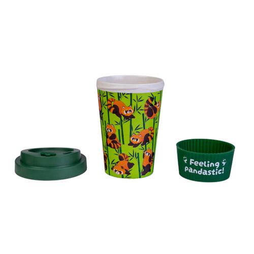 Eco-to-Go Bamboo Travel Cup (Red Panda)