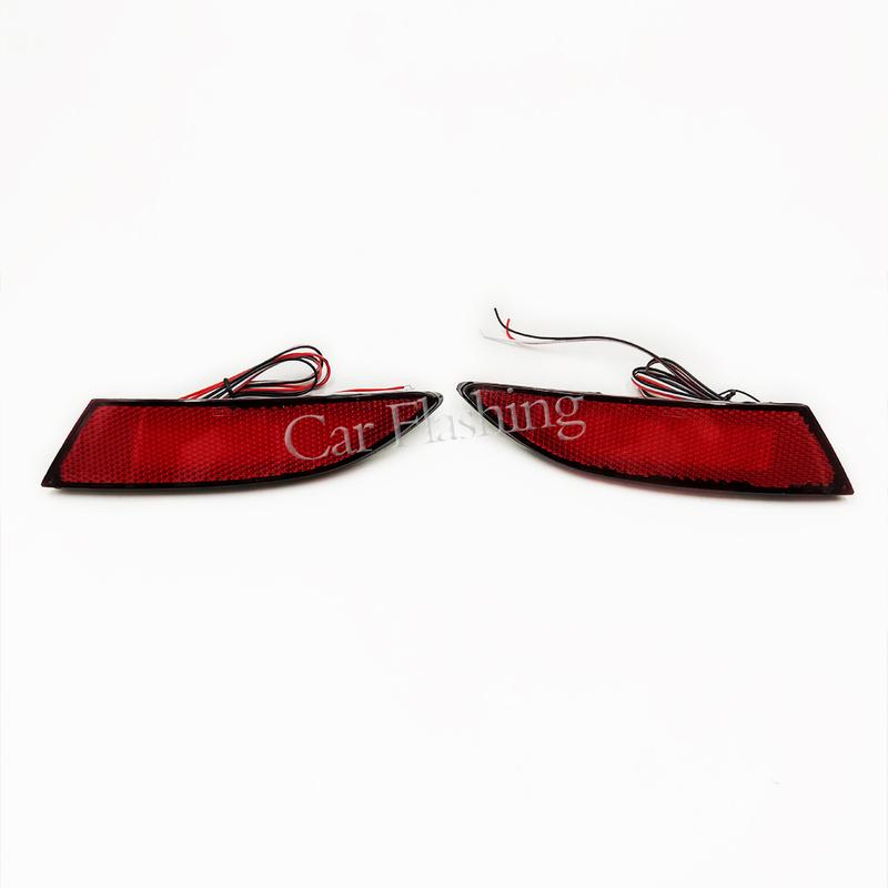 Car Flashing 1Set Auto LED Rear Bumper Reflector Light Braking Warning Lamp For Ford Focus 3 2011 2012 2013 2014 Sedan Hatchback