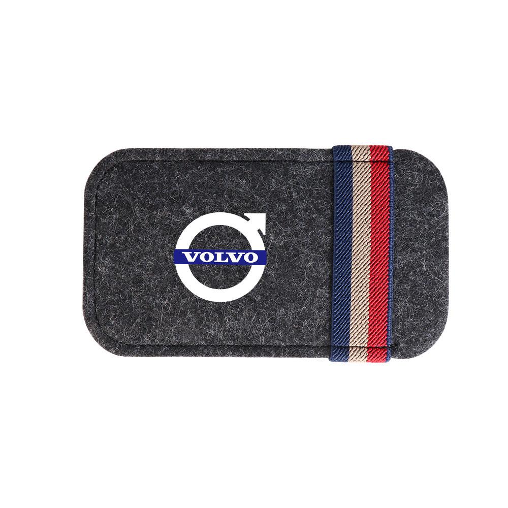 Für Volvo Rdesign V40 V50 S40 S90 XC90 S60 XC40 C40 S60 XC60 Auto Sonnenblende Brillenaufbewahrungstasche Sonnenbrillen-Organizer-Etui