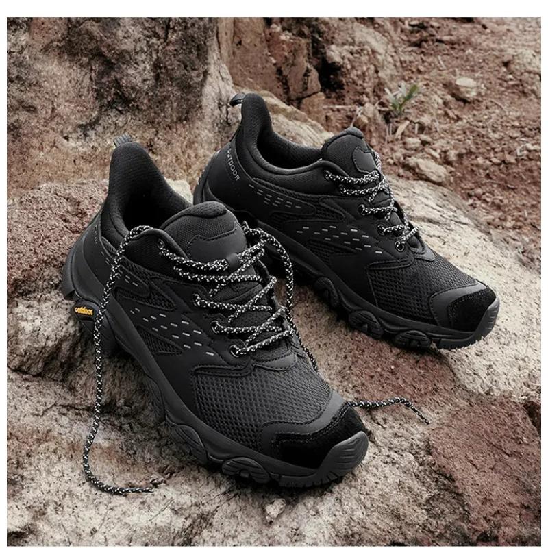 Autumn Winter New Mountaineering Outdoor Wear Resistant Breathable Leisure Sports Climbing Shoes Couple's