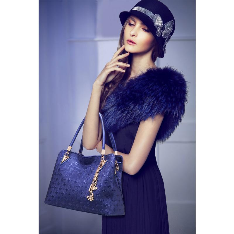 Fashionable One Shoulder Oblique Straddle Portable Simple Handbag Package Women's Bag