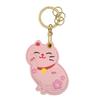 Leather Fruit Kitty Access Card Holder Maneki-neko Access Control Card Pendant  Car Key Pendant