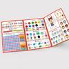 Multifunctional English Word Learning Chart Vocabulary Words Building Poster Chart 28.7x21cm For Home School Classroom