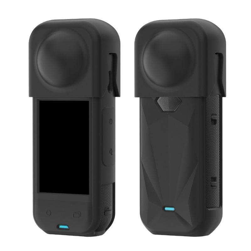 Flexible Lens Caps Shockproof Camera Body Case for X5 Action Cameras Enhanceds Durability Outdoor Protections