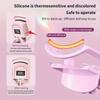 [Rosa Beheizte Wimpernzange] Rosa USB Beheizte Wimpernzange | 30s Schnell, Kompakt, Tragbar, Silikonkissen, LED Leistungsanzeige, Alkoholfrei, Geringe Empfindlichkeit, Sicher