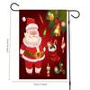 47*32Cm Merry Christmas Garden Flags Decor Weatherproof Mini Yard Banner (Pole Not Included) LS