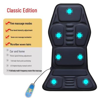 Ying Er De Automotive & Truck Lumbar Backrest Massage Cushion CN Plug (adapter Included)