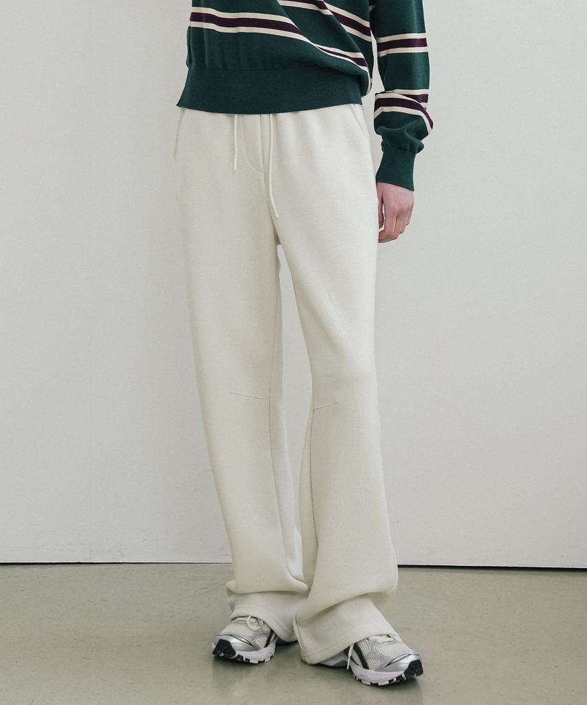 Siyajyu Sipt7144 Soft Dart Sweatpants_Cream