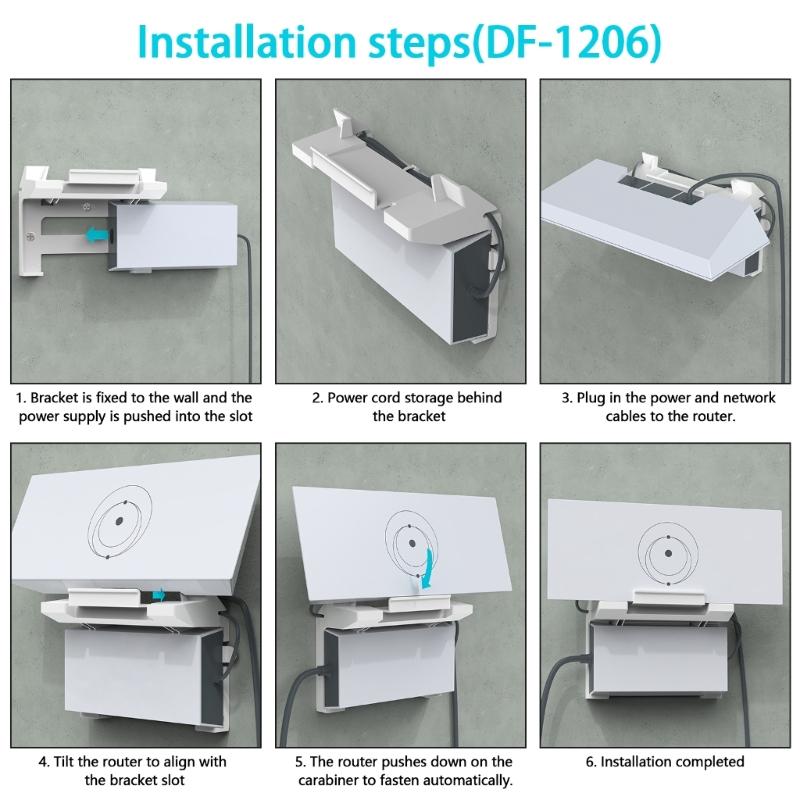 2 in 1 Power Bracket Router Mount Durability For Satellite Gen 3 Satellite Easy Installation Power and Signal Mount