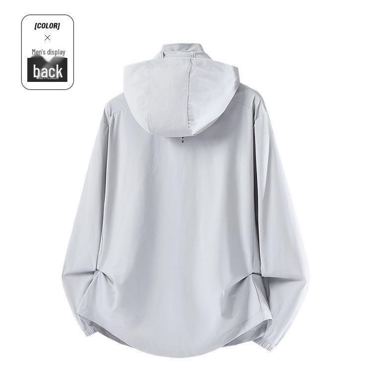 Ice Silk Sun Protection Jacket for Couples - Detachable, Cooling, UV Protection, Breathable