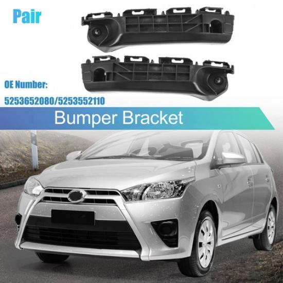 

1 Pair Left Right Front Bumper Bracket 5253652080 for Toyota Yaris 2012-2014