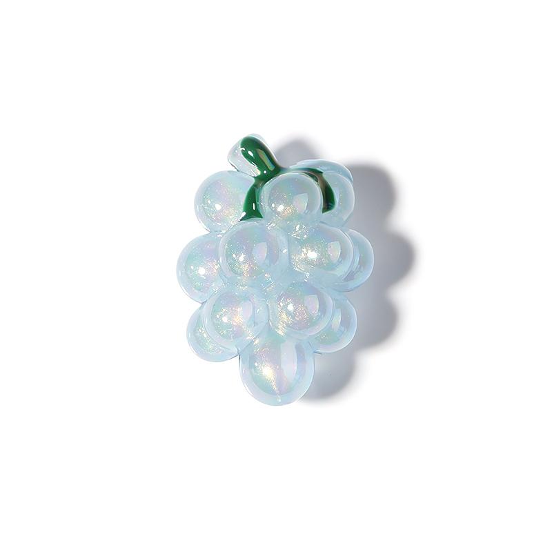 10Pcs Color Acrylic Beads Lovely Grape Shape Loose Spacer Beads for Jewelry Making DIY Bracelet Phone Chain Ornament Accessories