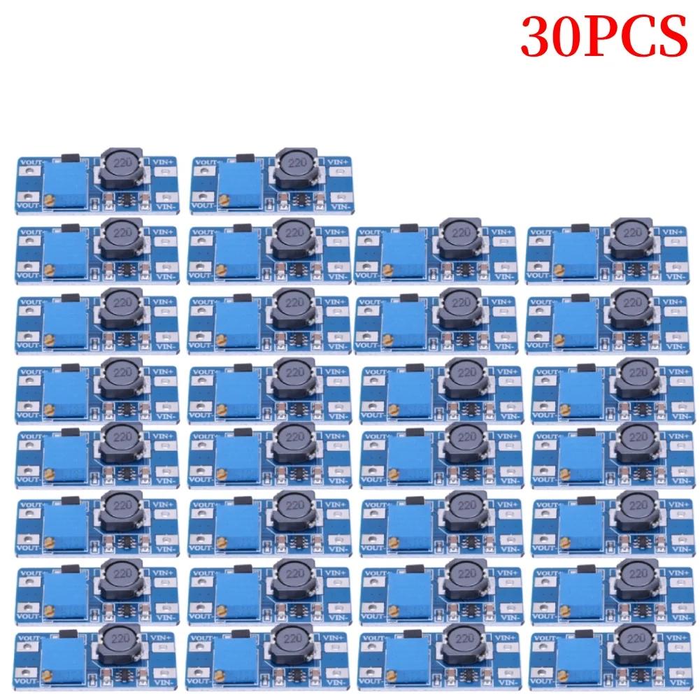 5-100PCS MT3608 DC-DC Step Up Converter Booster Power Supply Module Boost 2V-24V To 5/9/12/28V Step-up Board MAX output 28V 2A