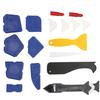 18PCS Caulk Tools Kit Silicone Sealant Remover Shovel Glass Cement Caulking Scraper