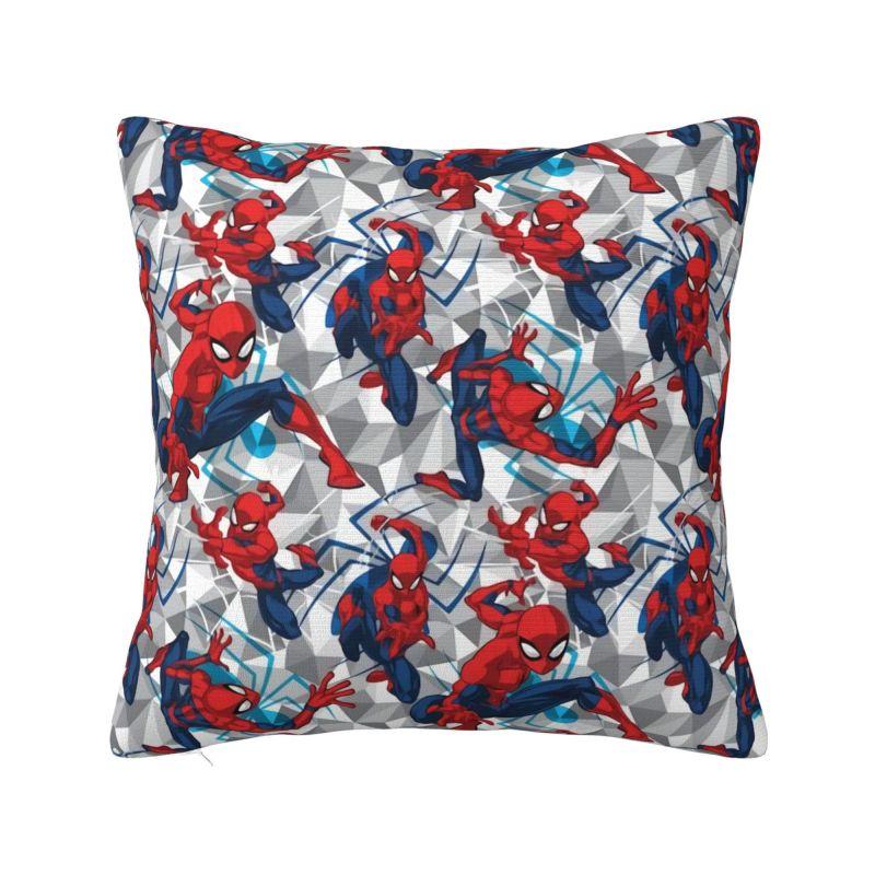Custom Spiderman Superhero Cartoon Modern Pillow Cover Cushions Cover for Sofa