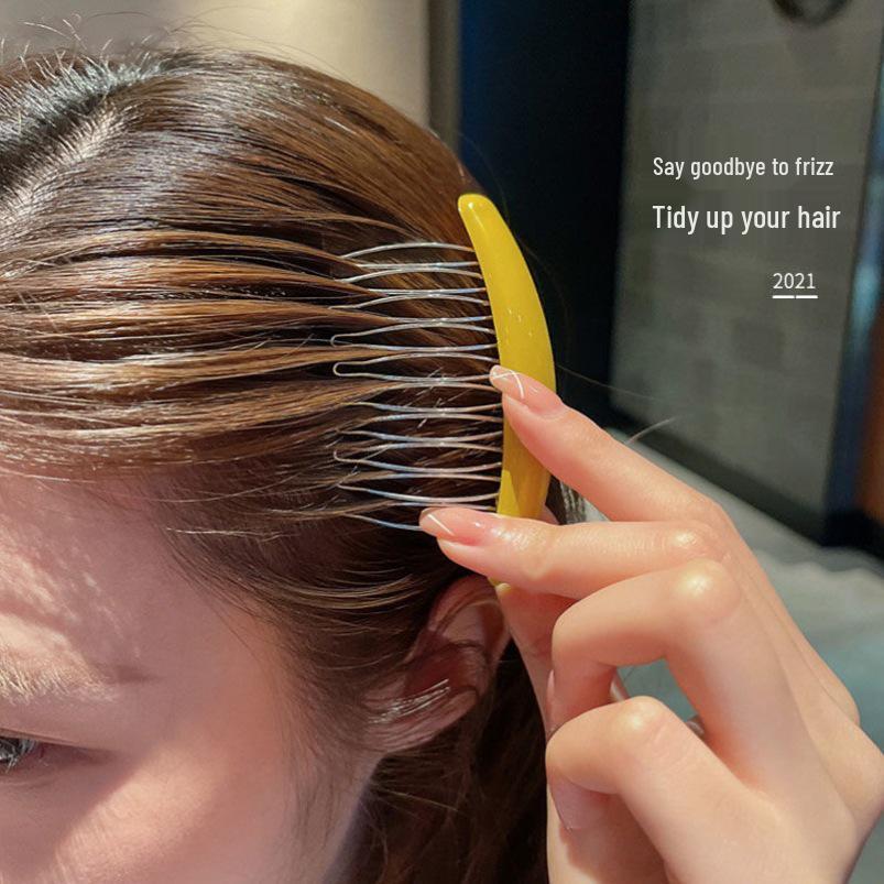 Korean Seamless Backcombing Hair Clip: Sweet Bangs Side Comb Hairpin for Girls & Babies