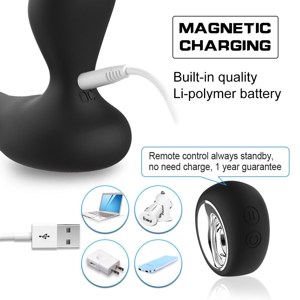 Aixia Abate Fernbedienung Prostata-Massagegerät Vibrator Analplug