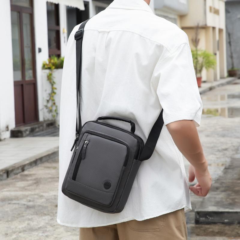 Shoulder Messenger Bag Handbag Men'S Business Leisure Versatile Large Capacity Shoulder Backpack Multi-Functional Bag Men