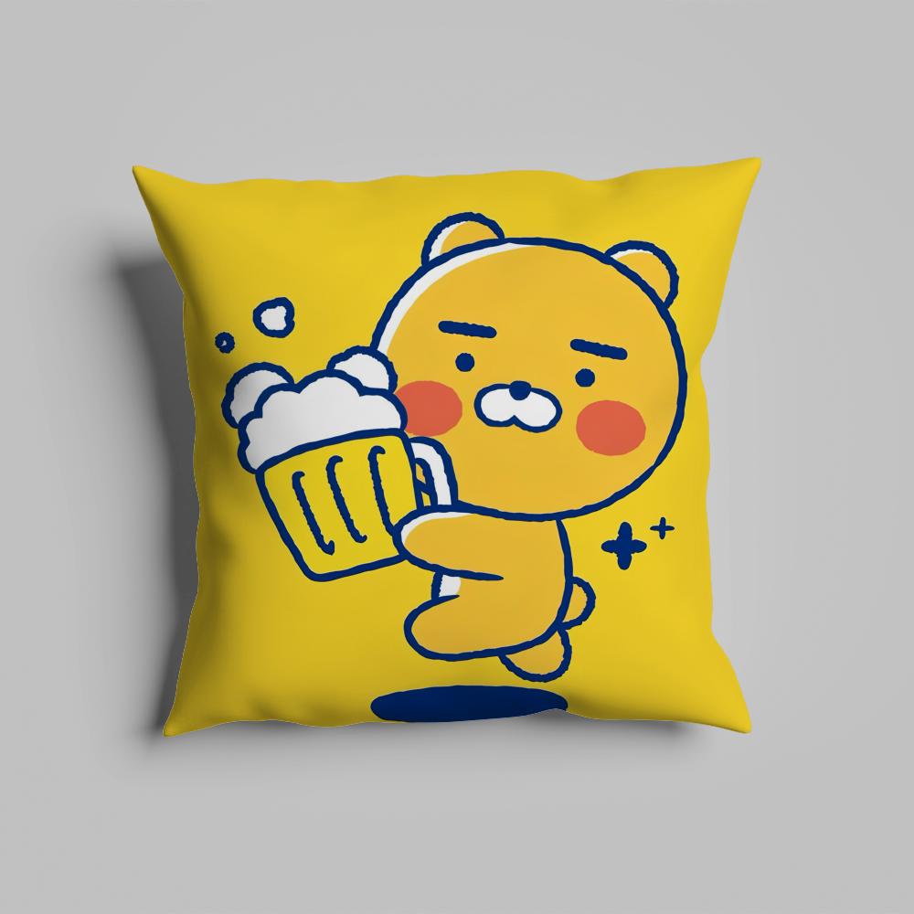 Pillow Case luxurious home office, sofa decorative Multi sized car seat cushions, pillowcases Kakao R-Ryan cute cartoon