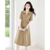 Elegant Hollow-out Short Sleeve Dress