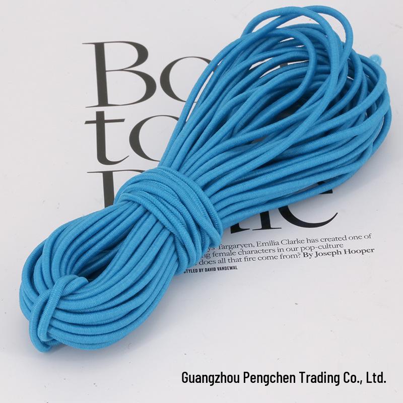 2.5mm High Elasticity Colorful Elastic Rubber Cord