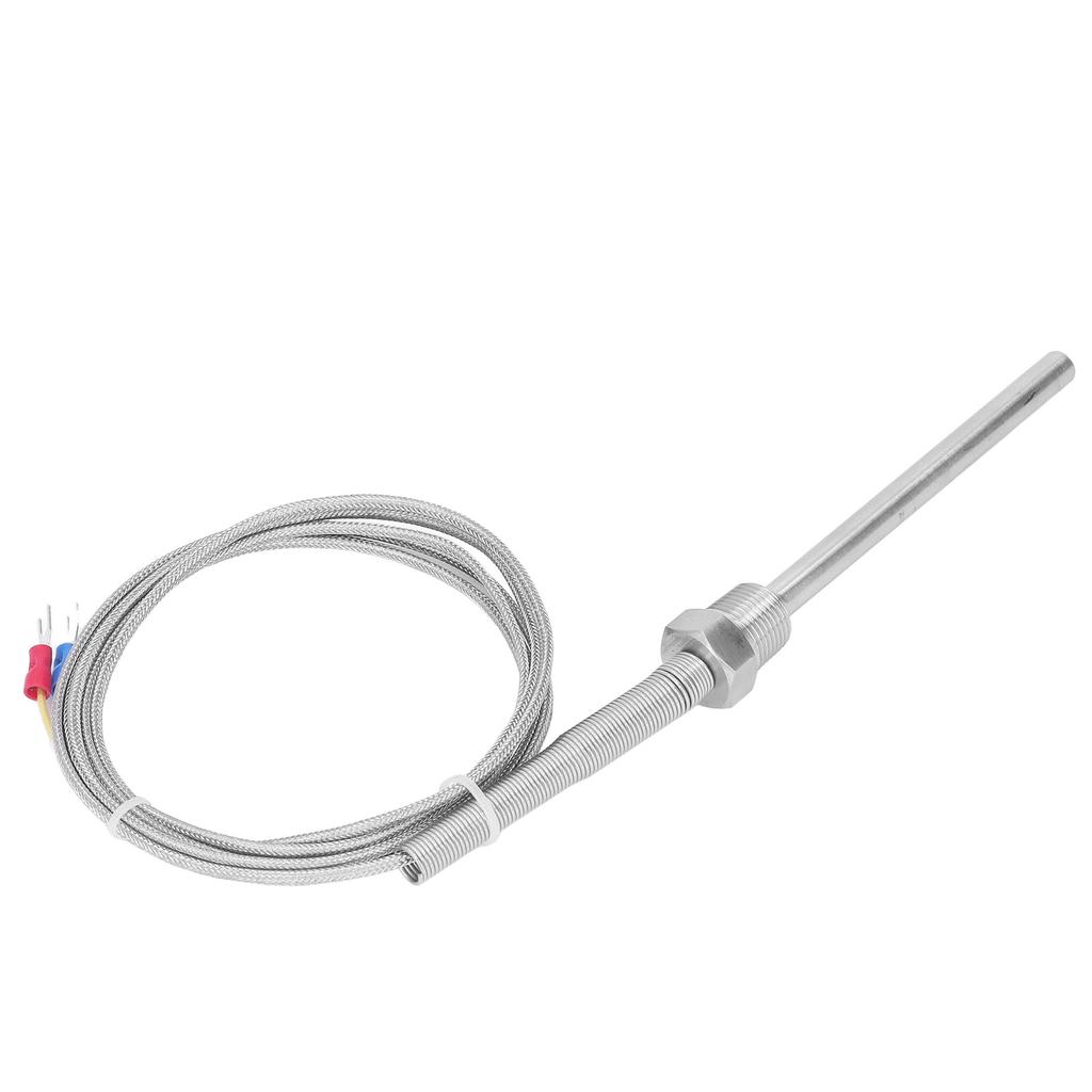 Termocuplu Tip K 0?400 celsius  38 NPT 8x100mm Sondă Senzor de Temperatură din Oțel Inoxidabil 2m  6.56ft