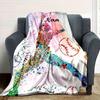 Baseball Player Watercolor Art Blanket Unique Sports Gift For Home Decor And Fanst73