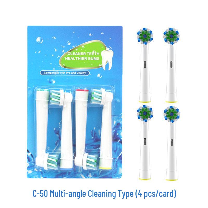 Universal Replacement Heads for Oral-B Electric Toothbrush: Compatible with All Oral-B Series
