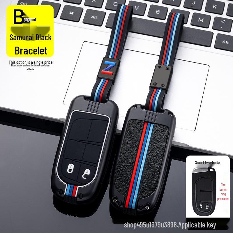 Jeep Key Case for Compass, Cherokee, Renegade, Grand Cherokee & Grand Commander