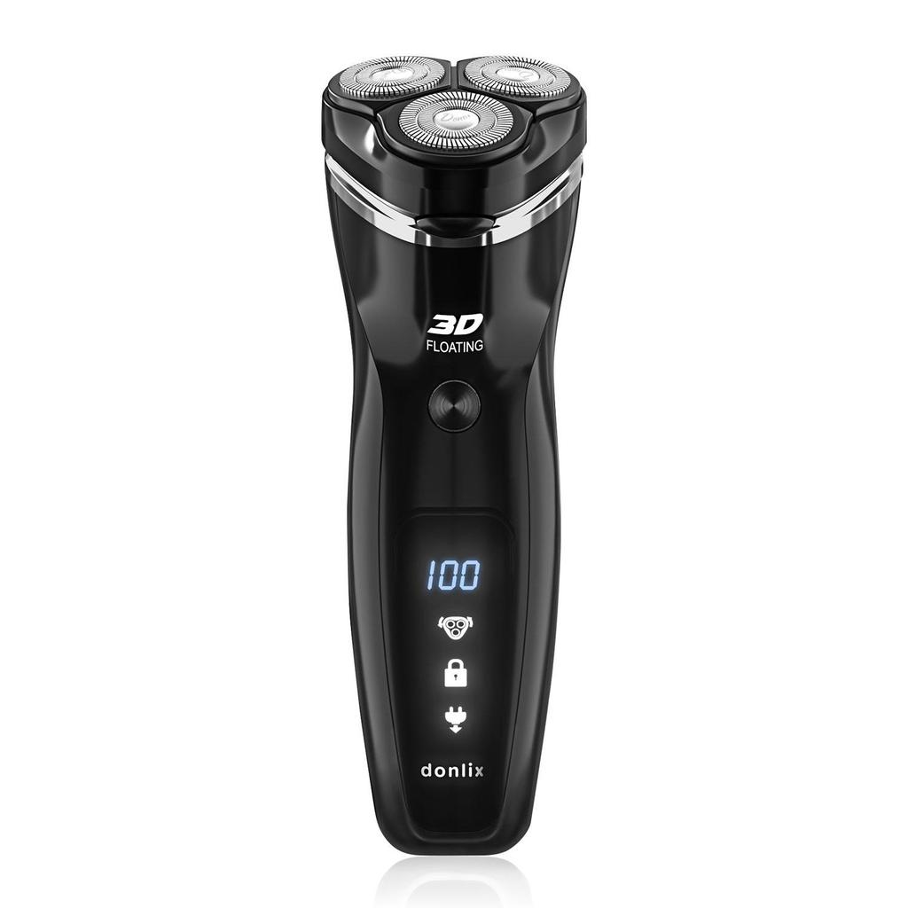 Buy DONLIX Electric Shaver Rechargeable 100 Waterproof Men's Rotary